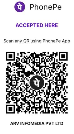 PhonePe QR code for ARV INFOMEDIA PVT LTD